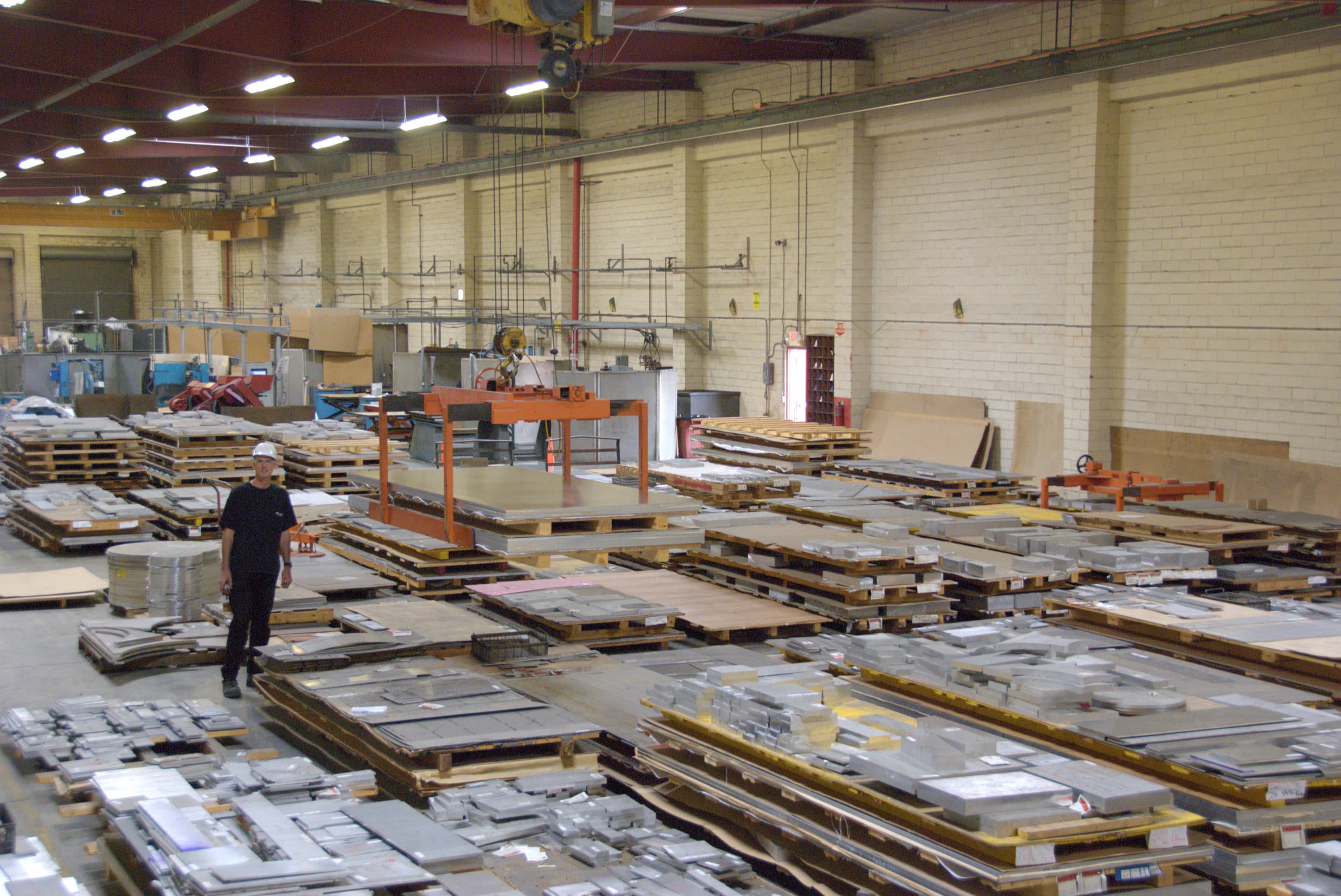 inventory and materials processed