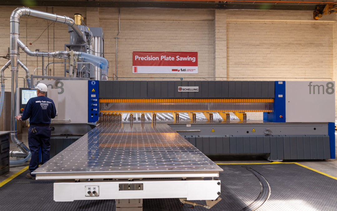 TCI Precision Metals Adds New Precision Plate Saw