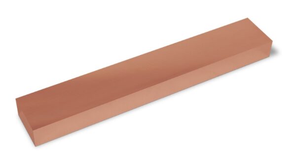 1.000" X 2.000" X 12.000" C110 Copper (2-Side Precision)